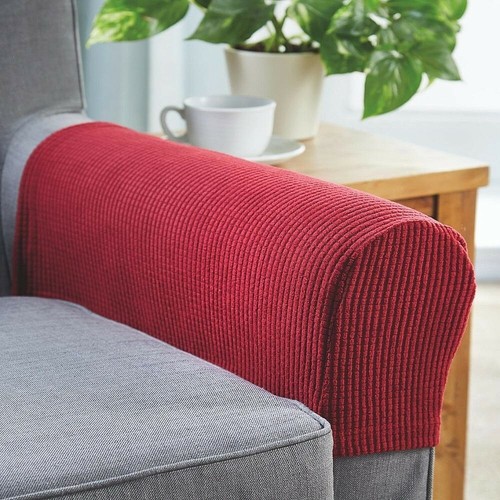Pair stretch armchair sofa - of,