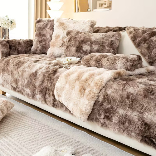 Plush thick warm sofa - plush,