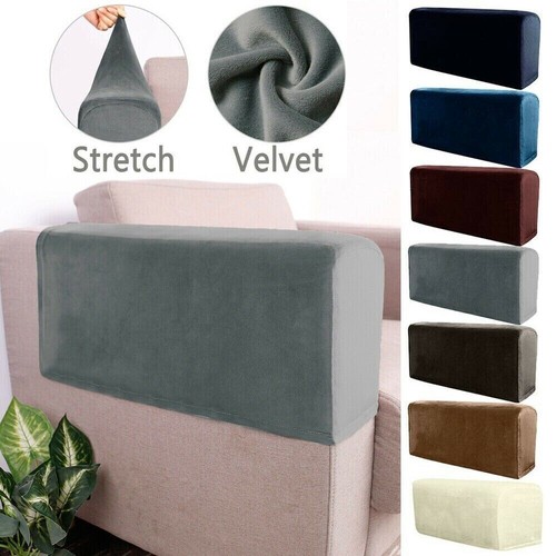 Pair stretch sofa arm covers - 1,