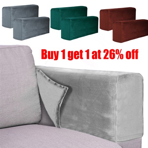 Velvet sofa armrest arm - velvet,
